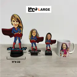 דמויות קריקטורה מעץ, גדול LOCO LARGE